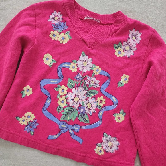 Vintage Floral Crewneck 5t - Picture 2 of 6